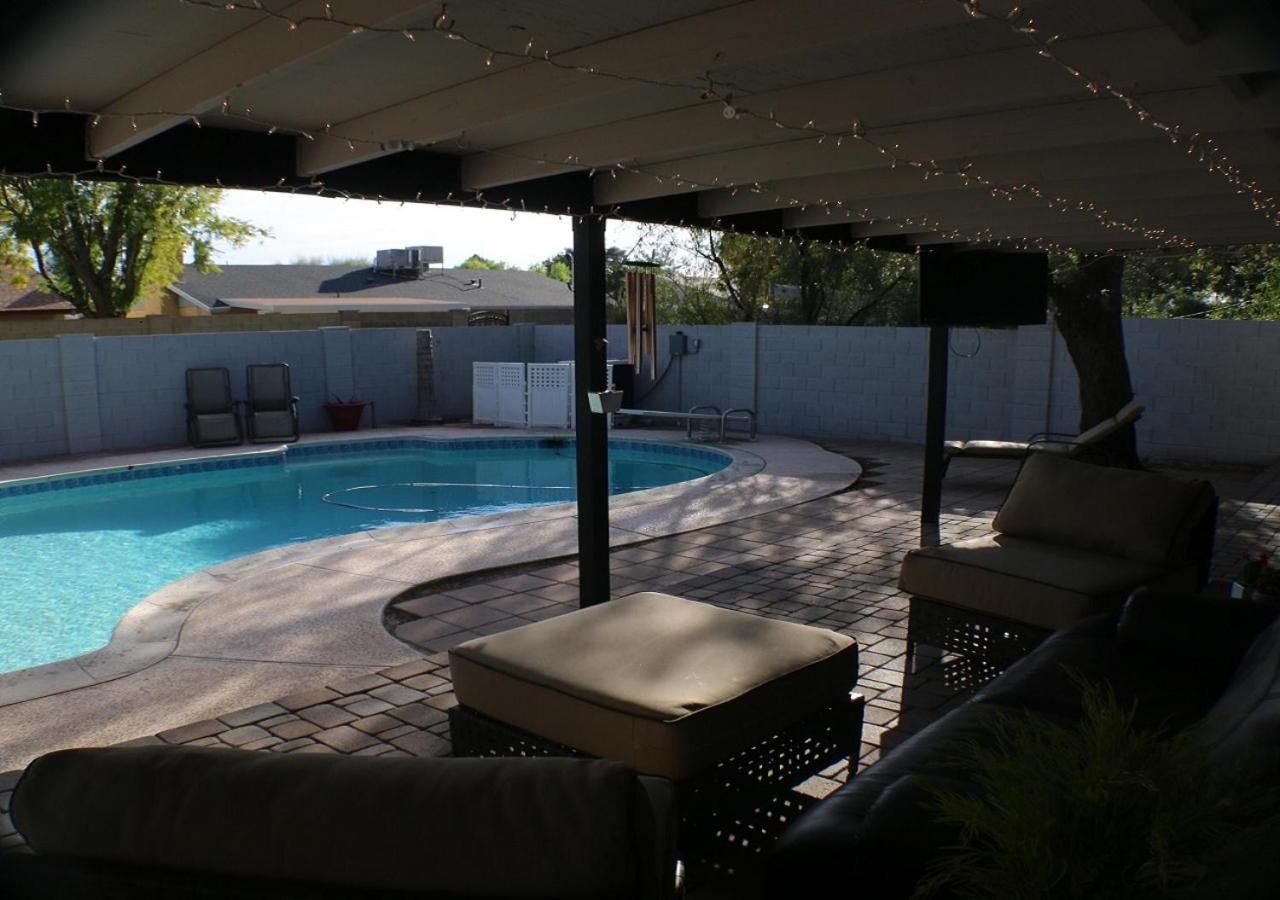 Tempe Escape With Heated Pool, Billiards & Firepit Fun Villa Exterior photo